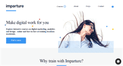 Desktop Screenshot of imparture.com